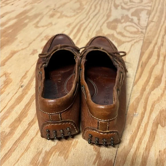 Cole Haan Gunnison Driving Shoes Men's 8D Brown Leather Moccasin Loafers - Picture 3 of 11